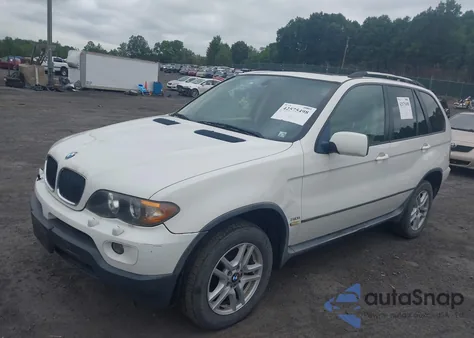 2006 BMW X5 3.0I из США, поврежденный, VIN 5UXFA13506LY24798